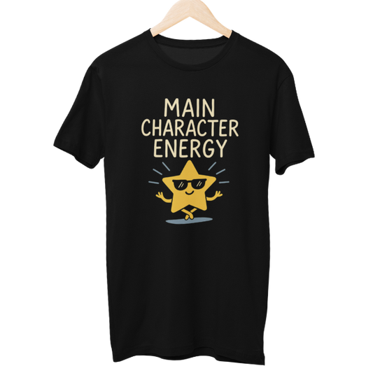 Main Character Energy Unisex Regular T-Shirt