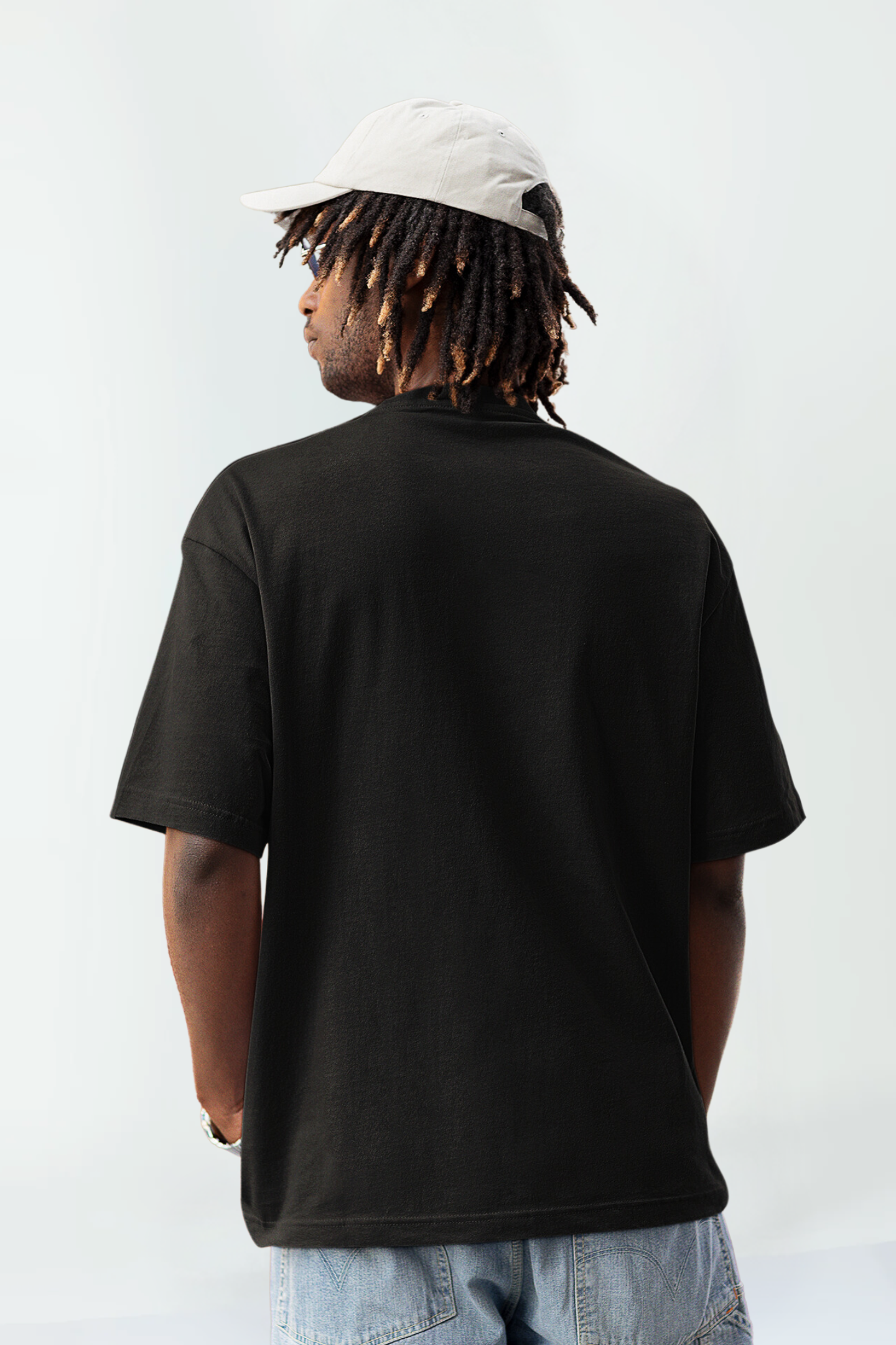 Black Naruto Anime Unisex Oversized T-Shirt