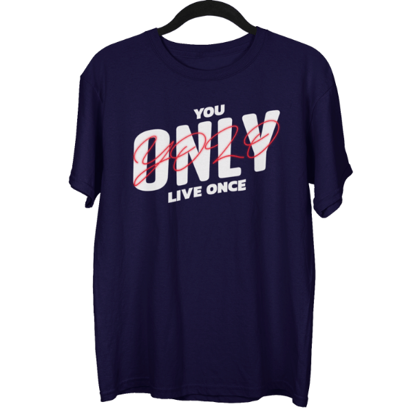 You Only Live Once YOLO Unisex Oversized T-shirt