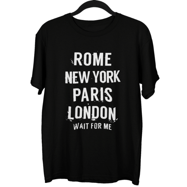 Rome London Paris Travel Unisex Oversized T-shirt
