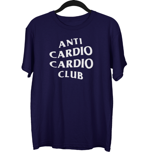 Anti Cardio Cardio Club Gym Unisex Oversized T-shirt
