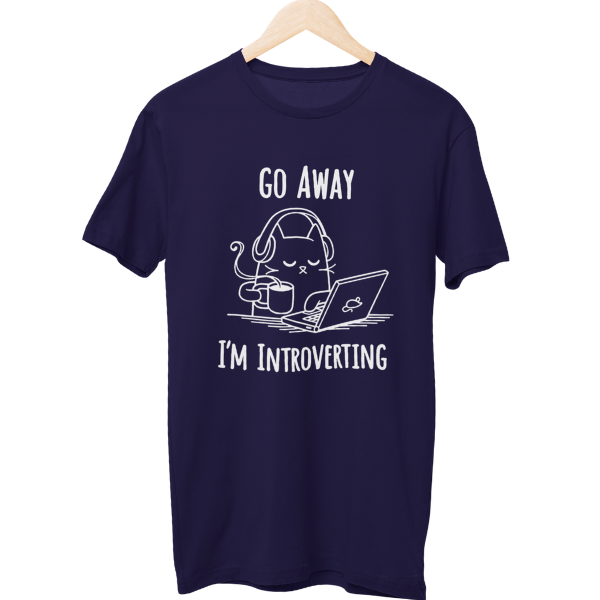 I Am Introverting Unisex Regular T-Shirt