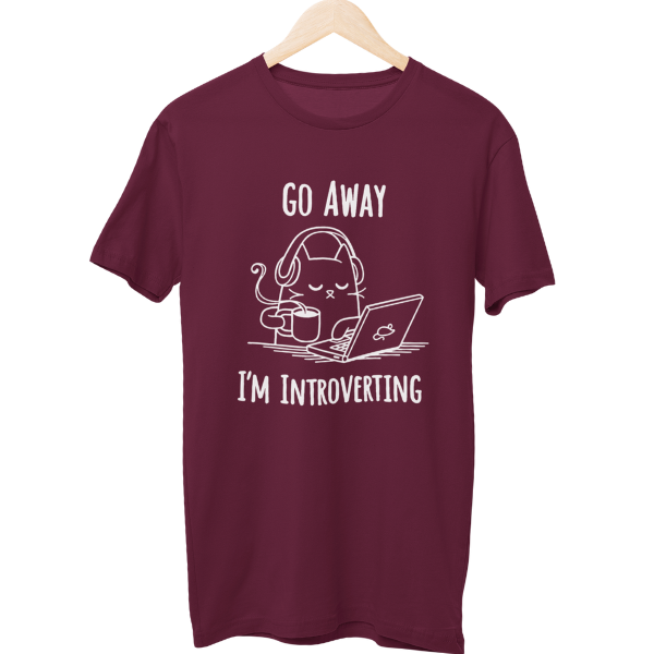 I Am Introverting Unisex Regular T-Shirt