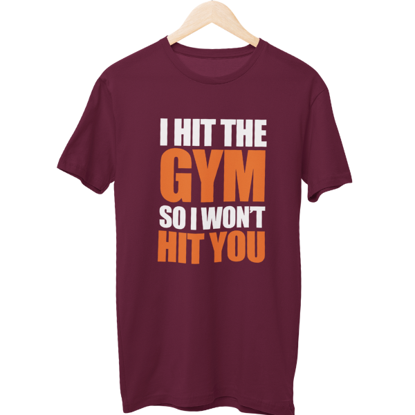 I Hit The Gym Unisex Regular T-Shirt