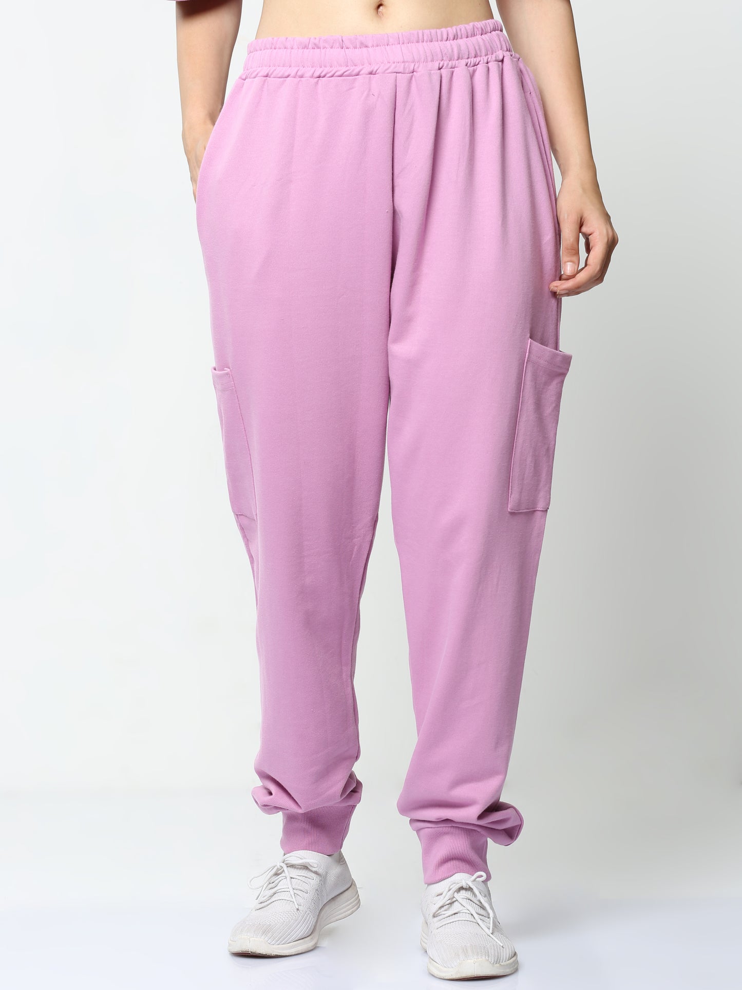 Lavender Solid Premium Unisex Joggers