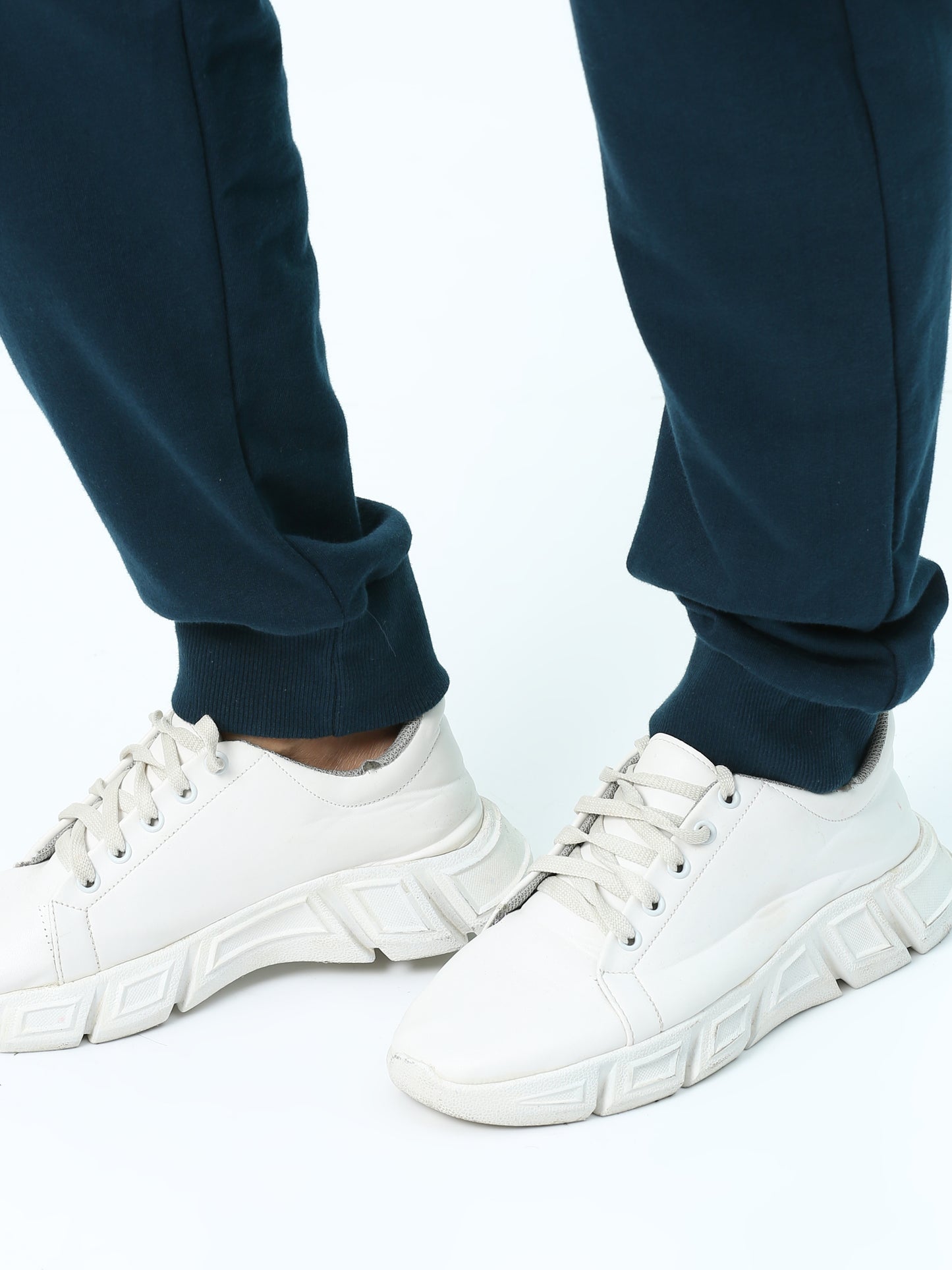 Turquoise Solid Premium Unisex Joggers