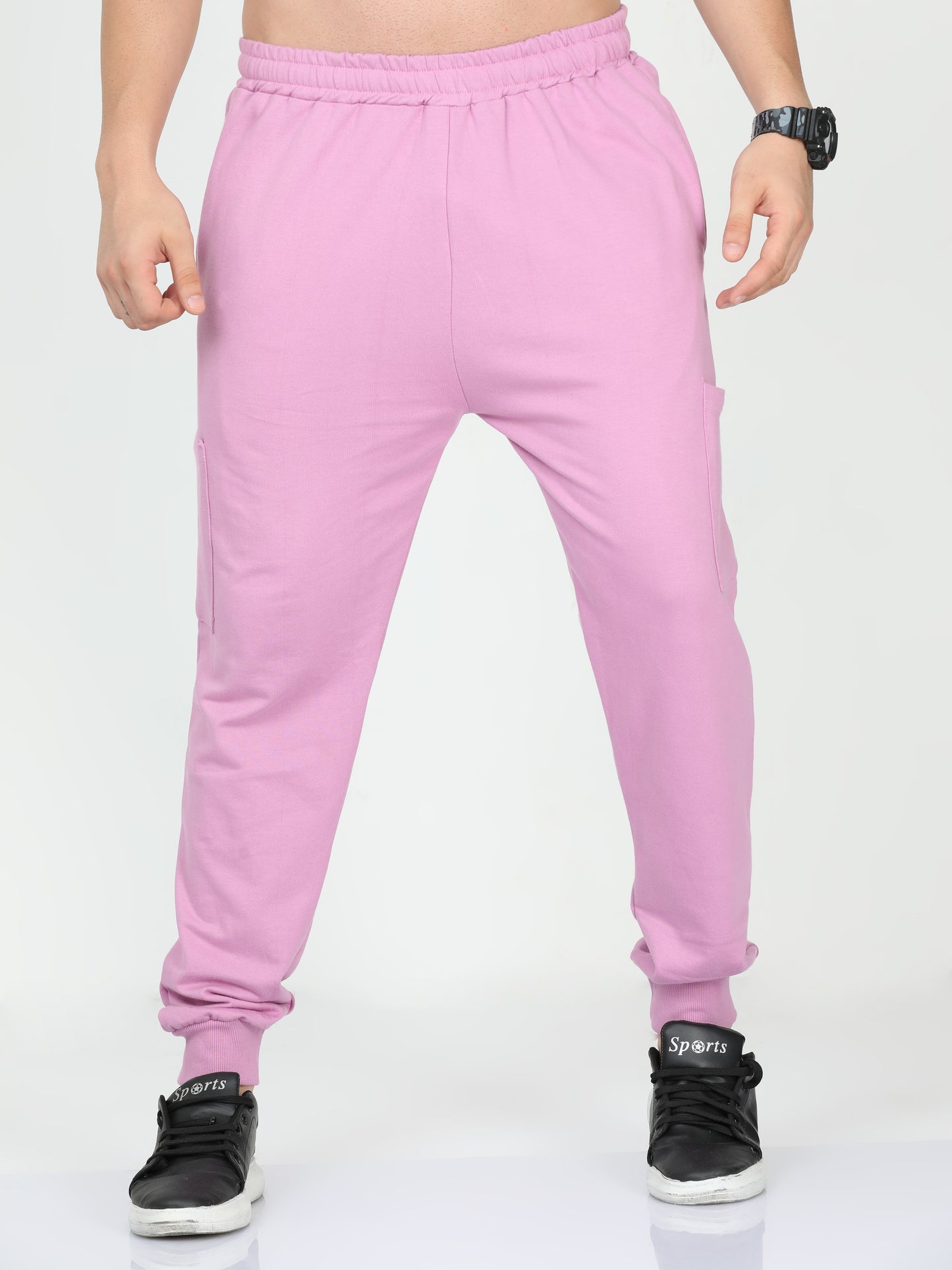 Lavender Solid Premium Unisex Joggers
