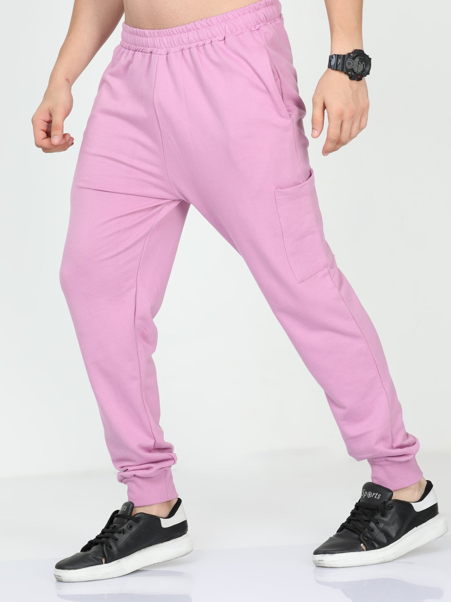 Lavender Solid Premium Unisex Joggers