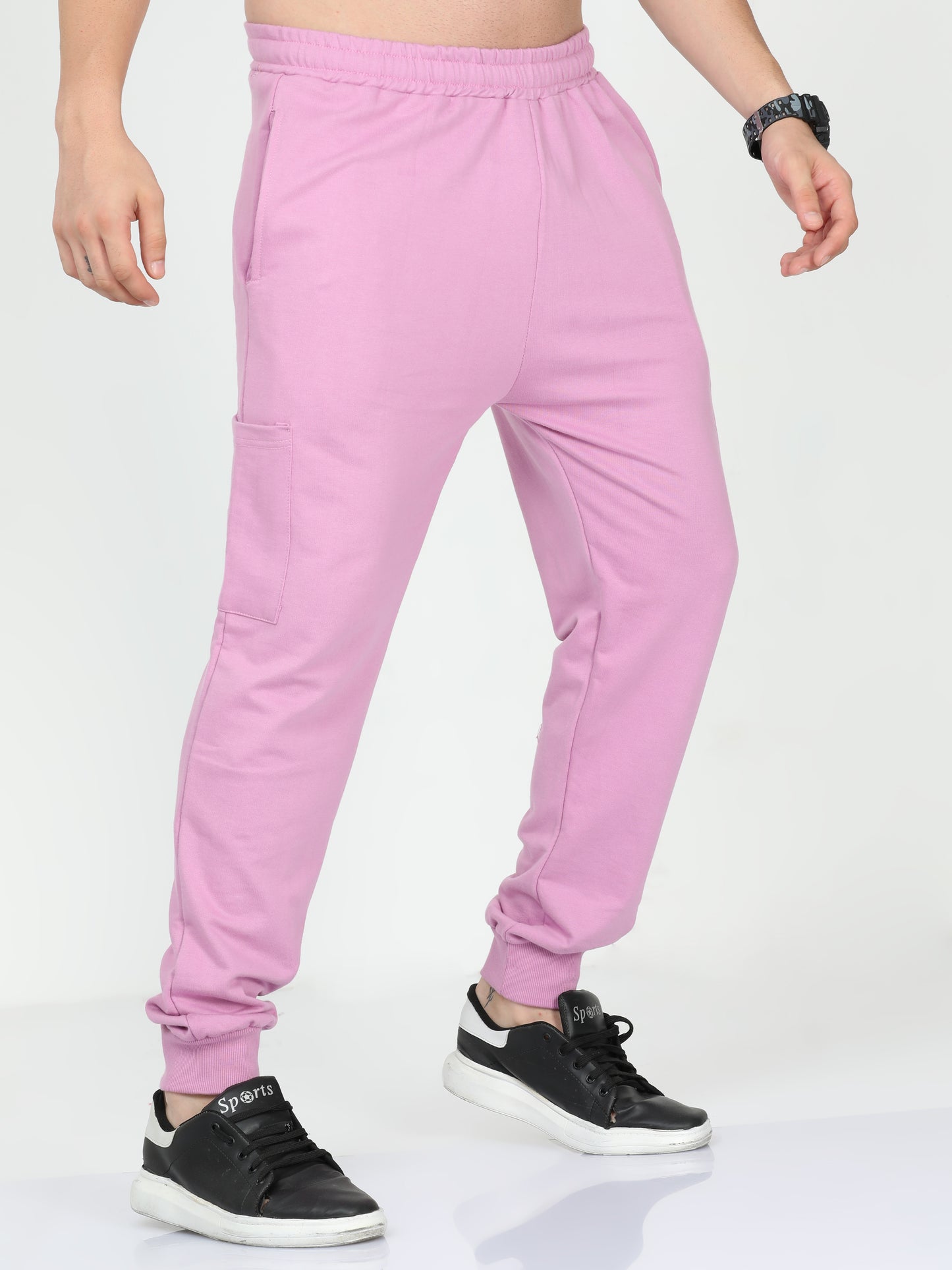 Lavender Solid Premium Unisex Joggers