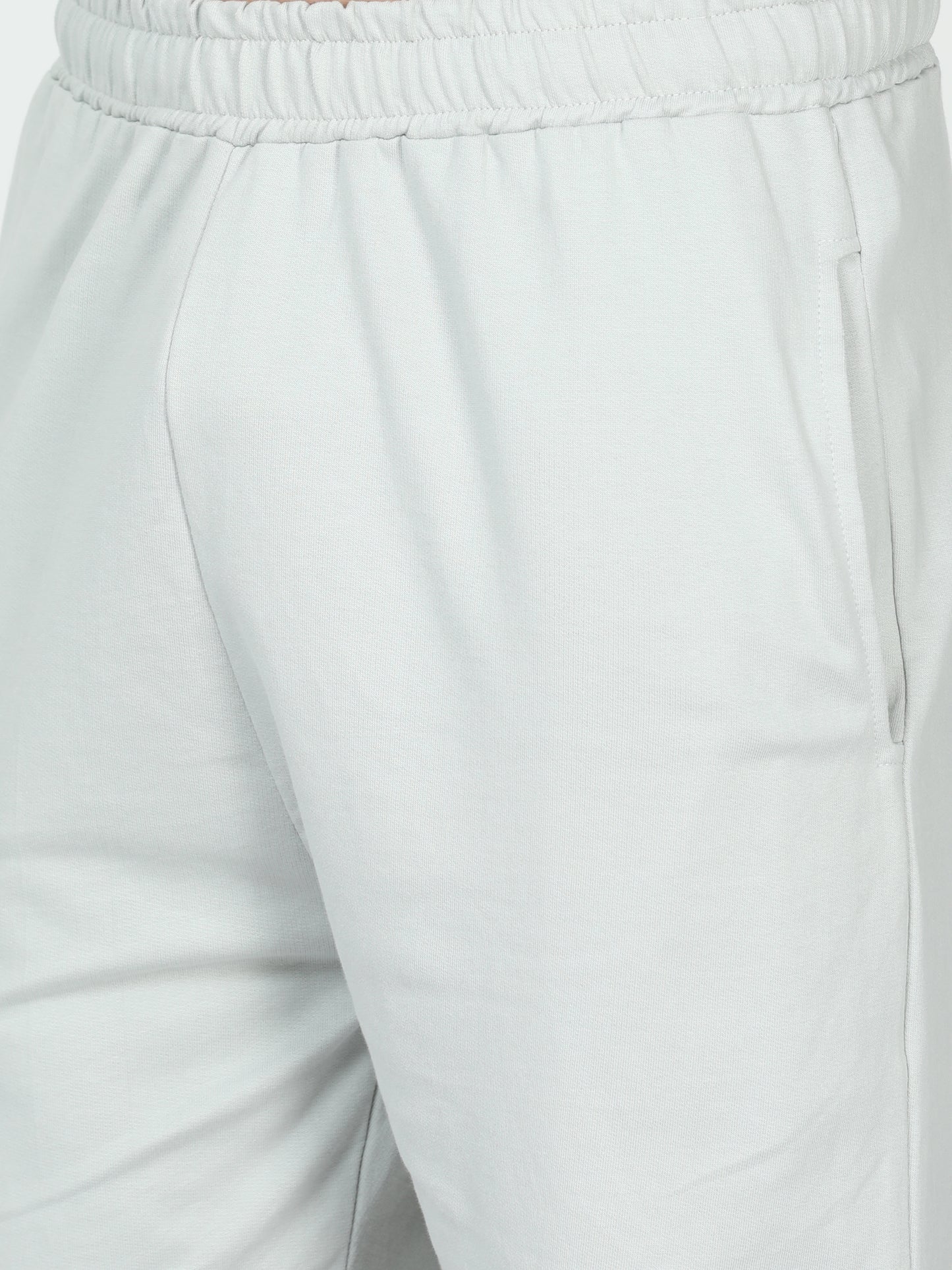 Storm Grey Solid Premium Unisex Shorts
