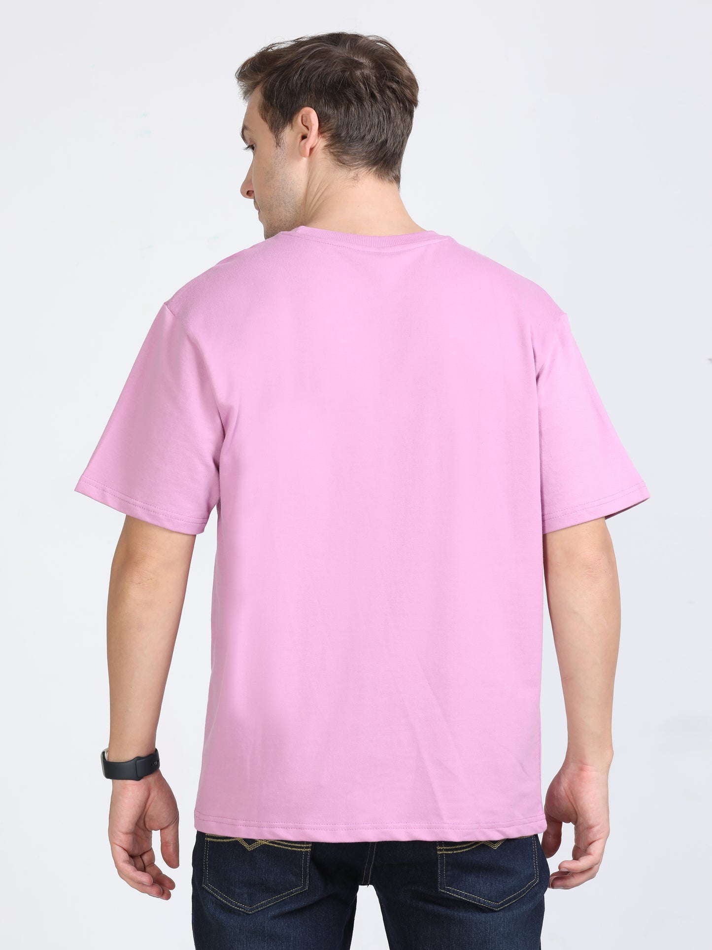 Lavender Solid Premium Oversized Unisex T-Shirt