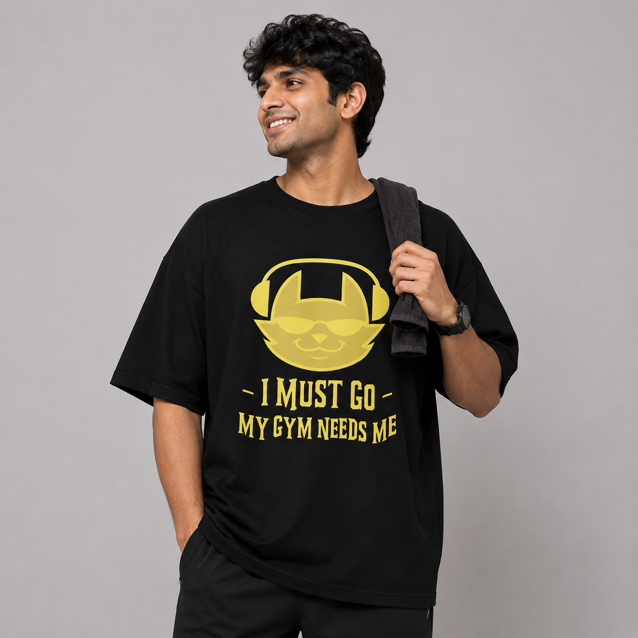 My Gym Needs Me Unisex Oversized T-Shirt