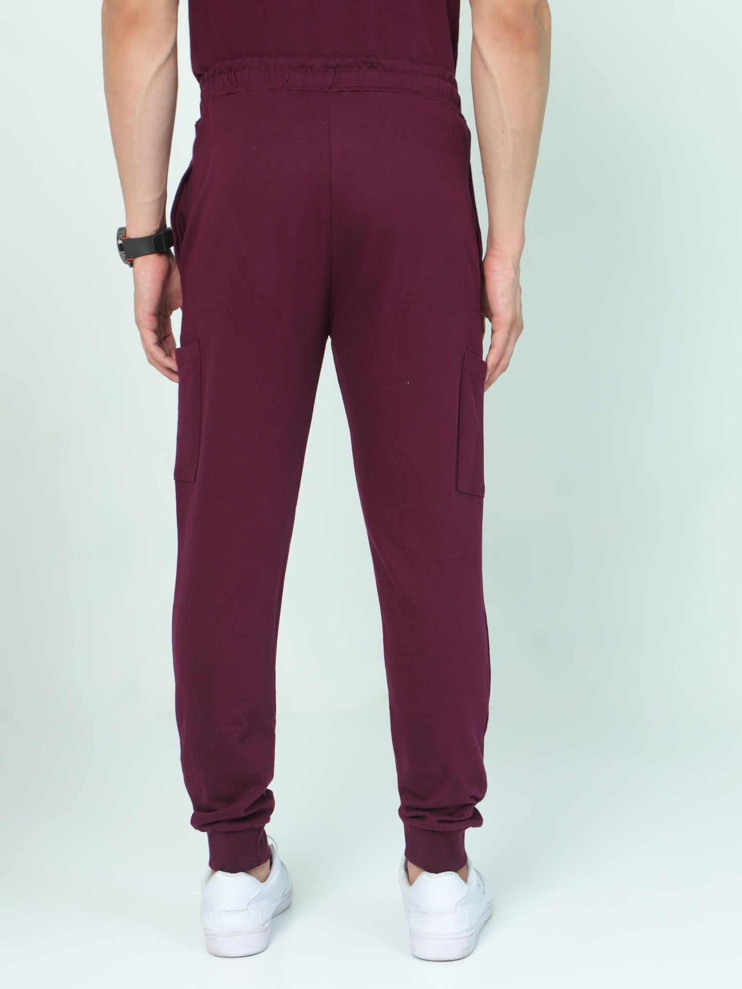 Wine Solid Premium Unisex Joggers