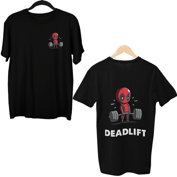 Deadlift Deadpool Gym Unisex Oversized T-Shirt