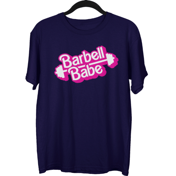 Barbell Babe Gym Female Oversized T-Shirt