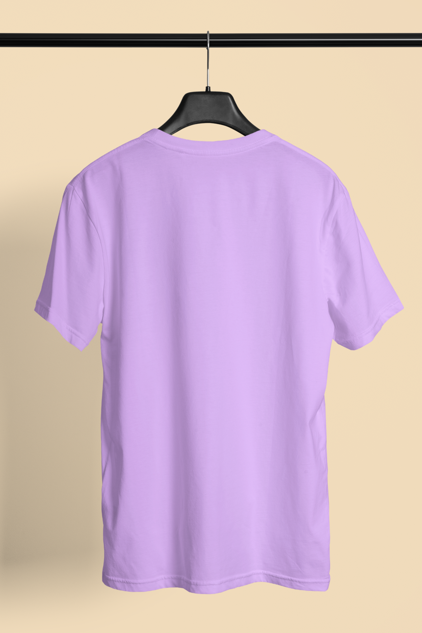 Lavender Solid Oversized Unisex T-Shirt