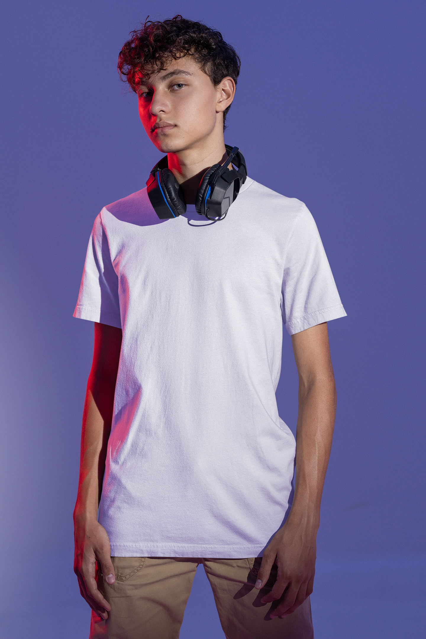 White Solid Regular Unisex T-Shirt