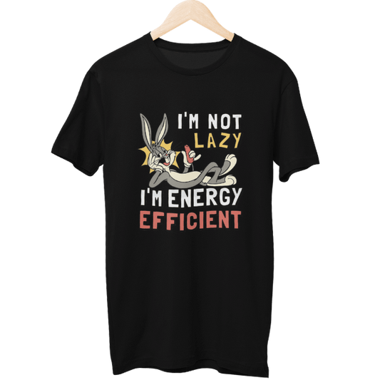 I Am Energy Efficient Cartoon Unisex Regular T-Shirt