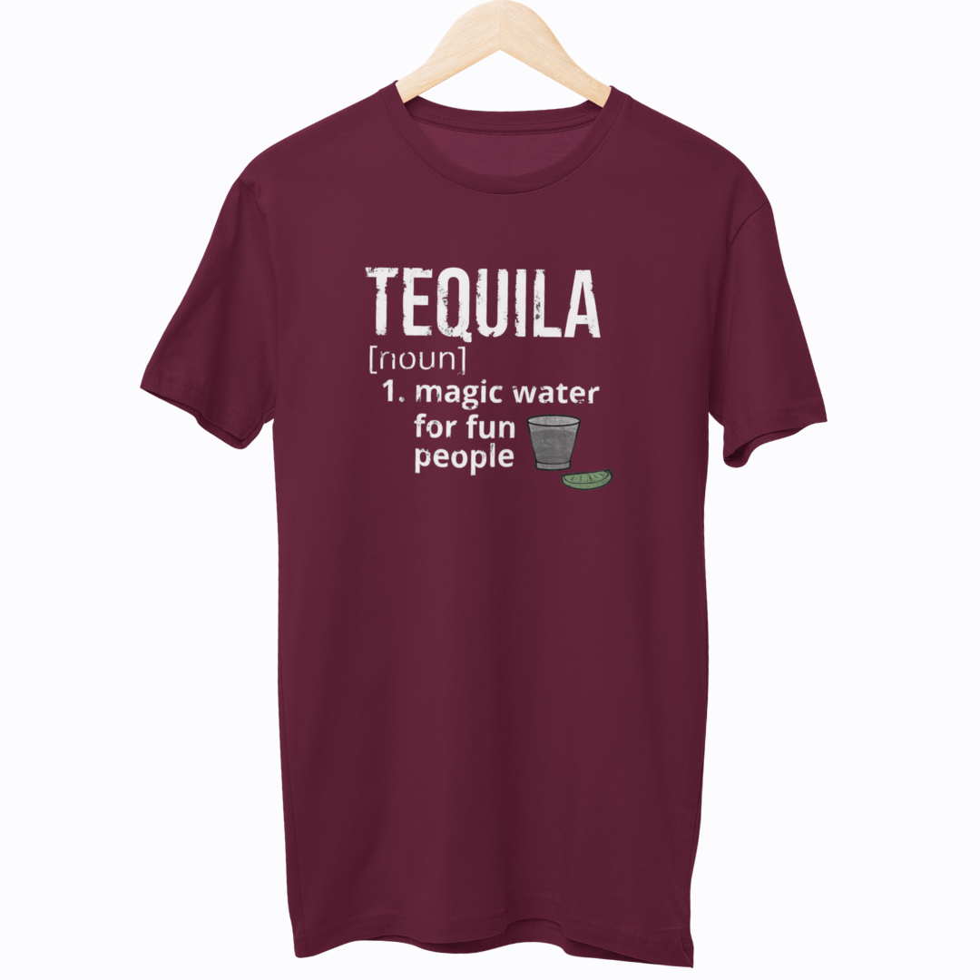 Tequila Magic Water For Fun People Unisex Regular T-Shirt