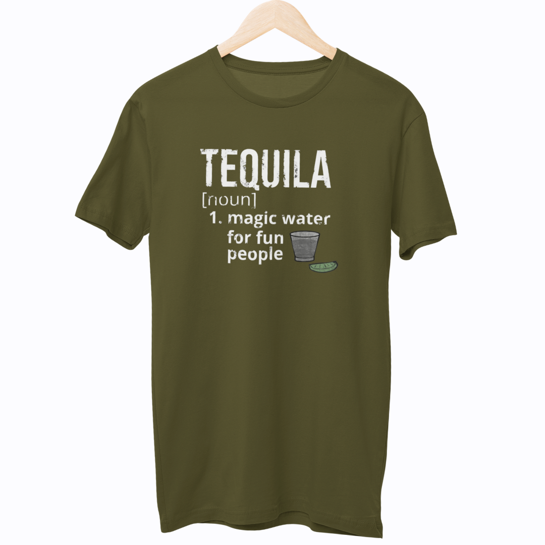 Tequila Magic Water For Fun People Unisex Regular T-Shirt