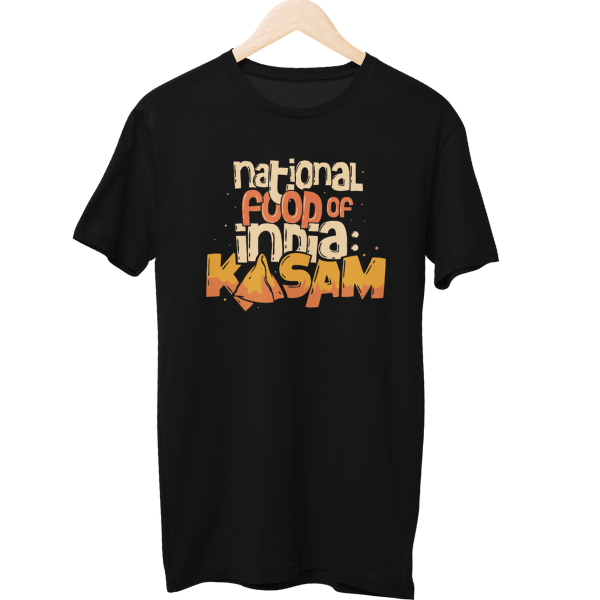 National Food Of India Kasam Unisex Regular T-Shirt