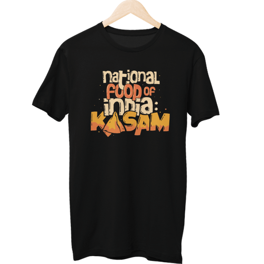 National Food Of India Kasam Unisex Regular T-Shirt