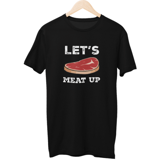 Lets Meat Up Food Unisex Regular T-Shirt