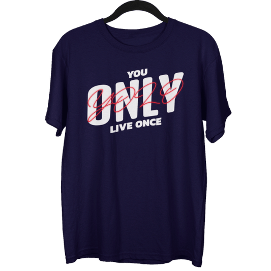 You Only Live Once YOLO Unisex Oversized T-shirt