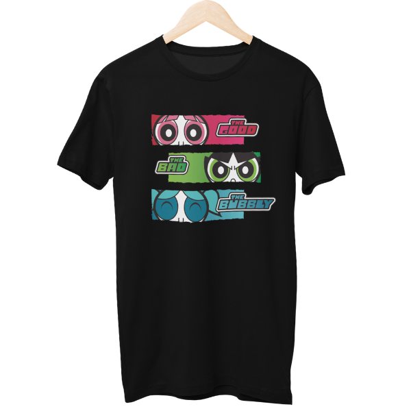 The Good, Bad, Bubbly Powerpuff Cartoon Regular T-Shirt