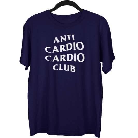 Anti Cardio Cardio Club Gym Unisex Oversized T-shirt