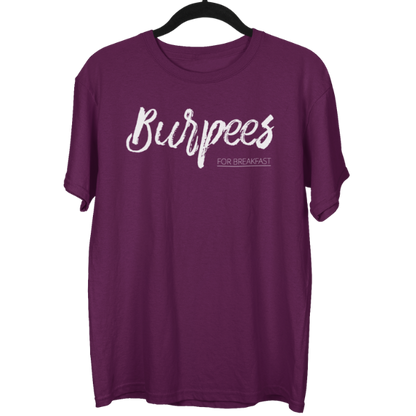 Burpees For Breakfast Gym Unisex Oversized T-shirt