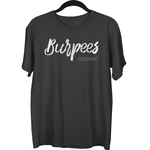 Burpees For Breakfast Gym Unisex Oversized T-shirt