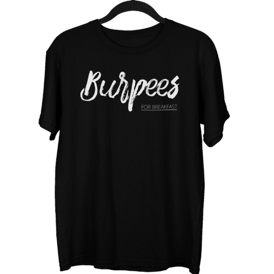 Burpees For Breakfast Gym Unisex Oversized T-shirt