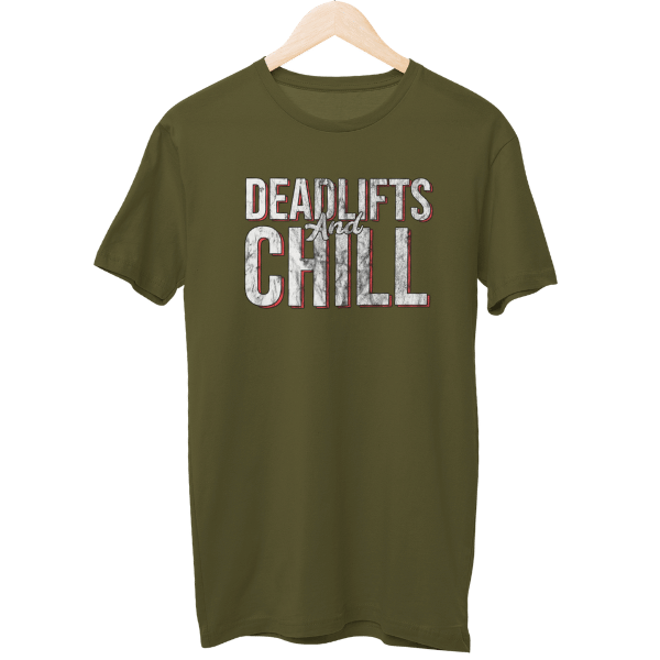 Deadlifts & Chill Gym Unisex Regular T-Shirt