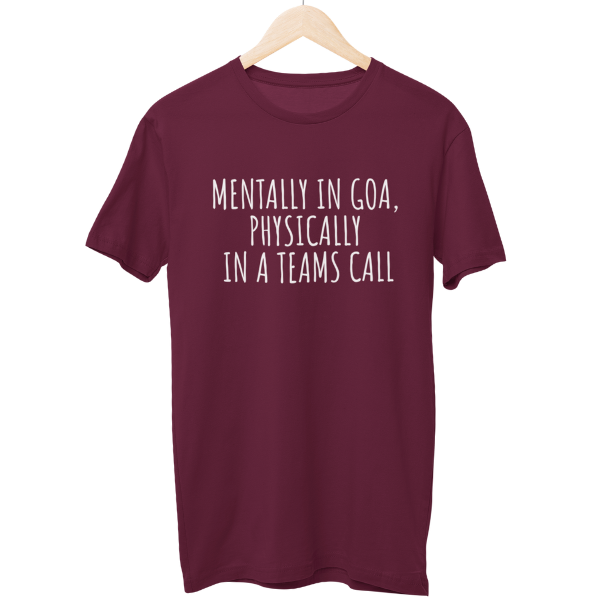 Mentally In Goa Unisex Regular T-Shirt