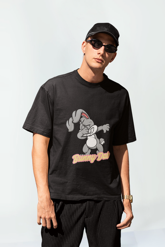 Bunny Dab Unisex Oversized T-Shirt