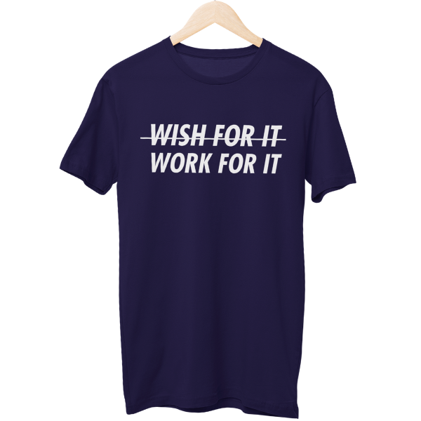 Work For It Gym Unisex Regular T-Shirt