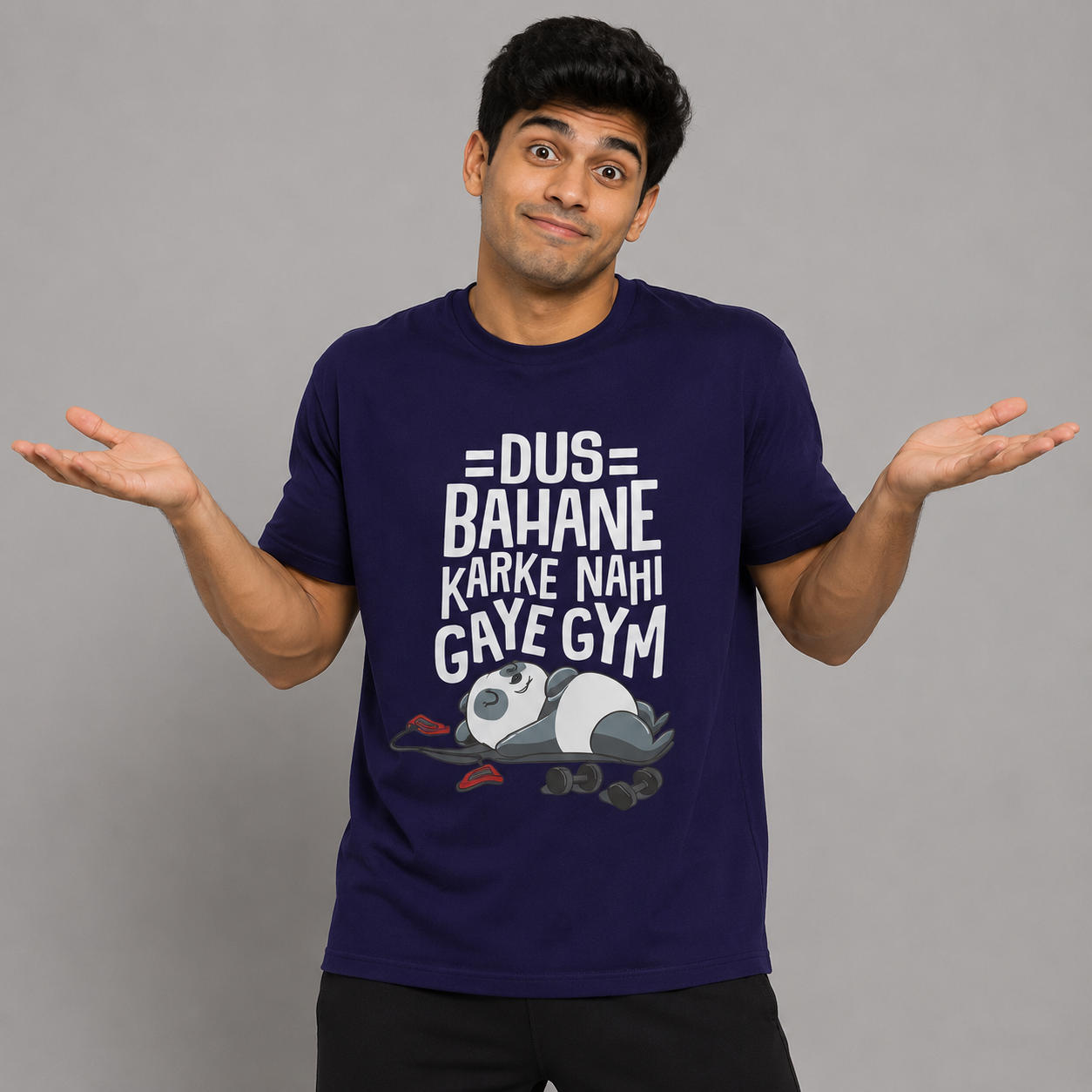 Dus Bahane Gym Unisex Oversized T-Shirt