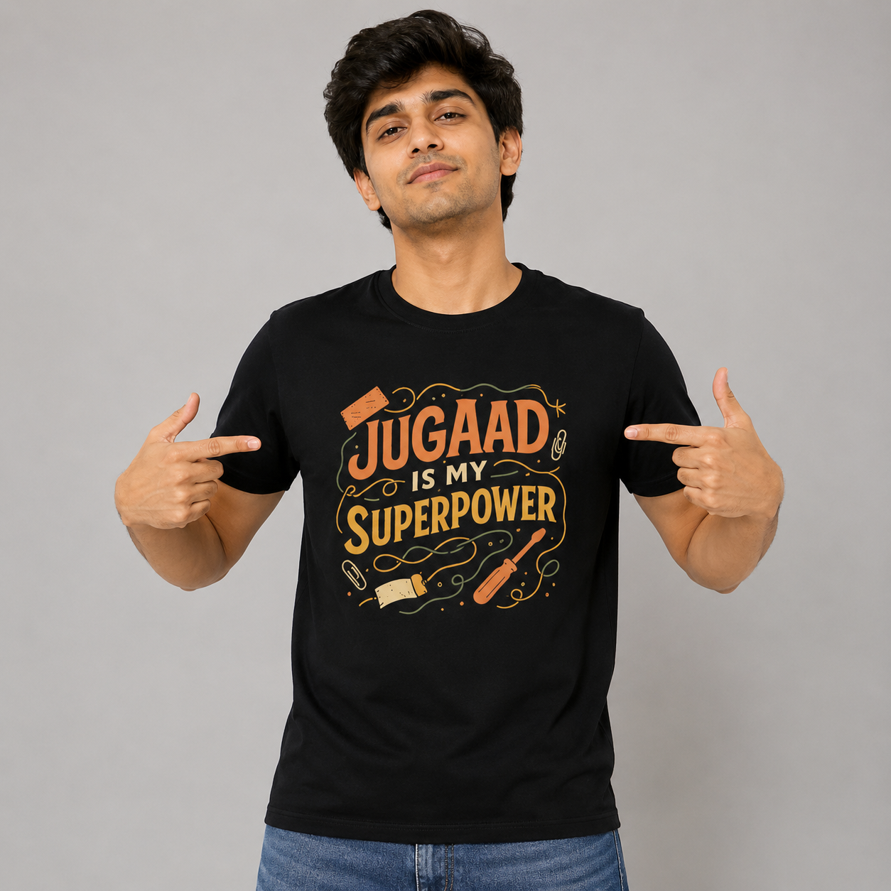 Jugaad Is My Superpower Unisex Regular T-Shirt