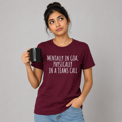 Mentally In Goa Unisex Regular T-Shirt