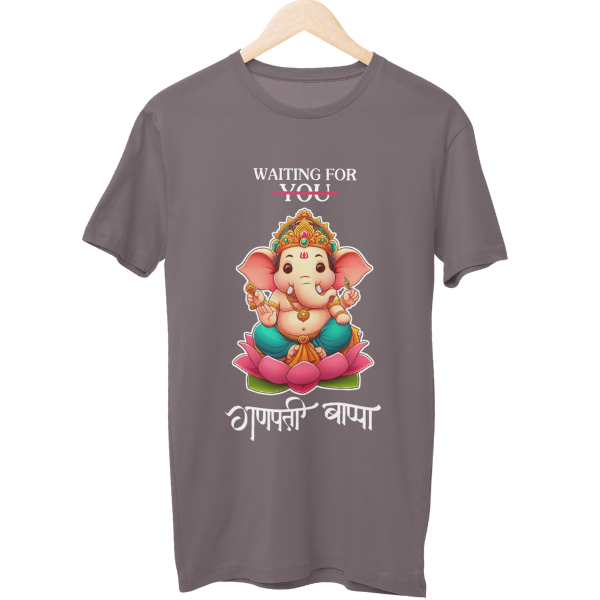 Waiting for Ganpati Bappa Unisex Regular T-Shirt