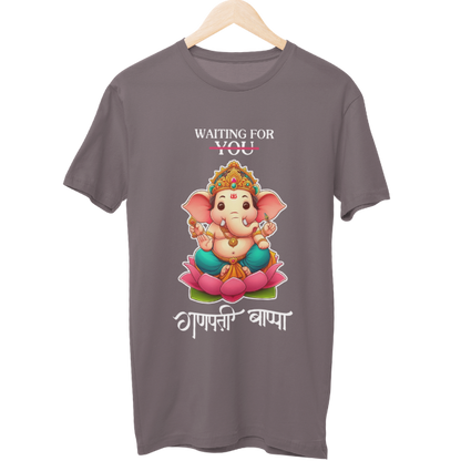 Waiting for Ganpati Bappa Unisex Regular T-Shirt