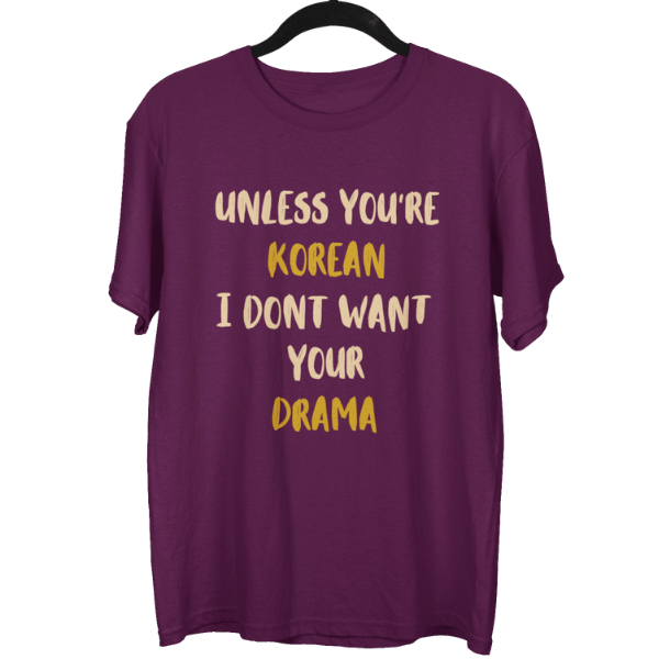 Korean Drama Unisex Oversized T-Shirt