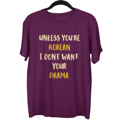 Korean Drama Unisex Oversized T-Shirt