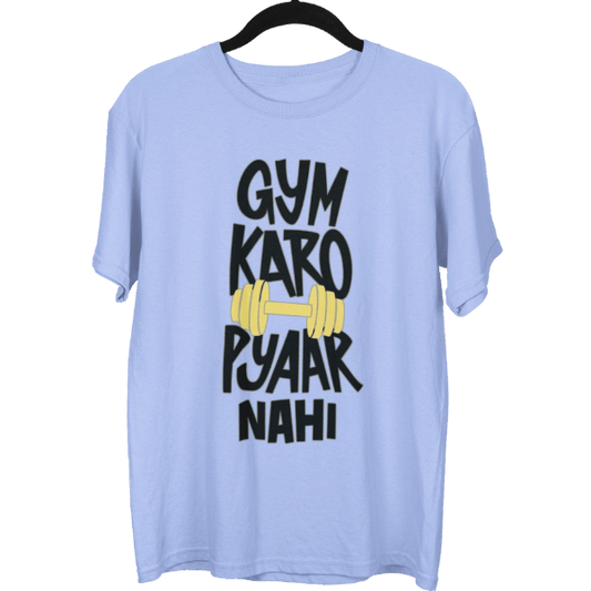 Gym Karo Pyaar Nahi Unisex Oversized T-Shirt