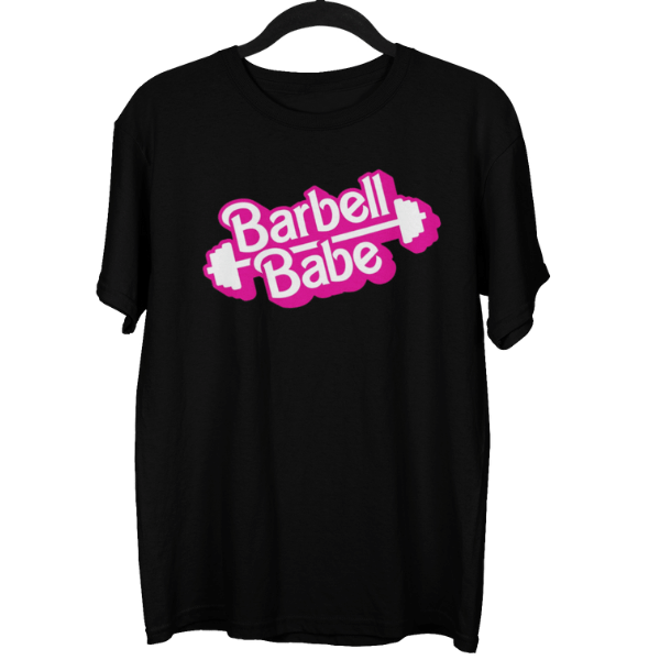 Barbell Babe Gym Female Oversized TShirt Look At That