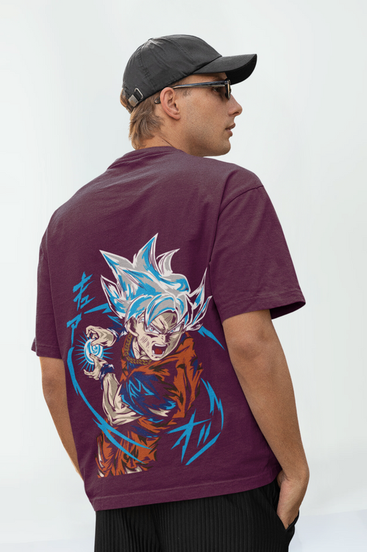 Wine Dragon Ball Z Unisex Oversized T-Shirt