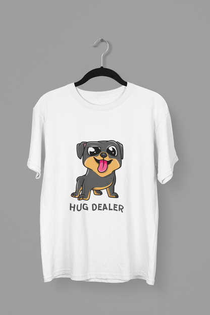 White Hug Dealer Unisex Regular T-Shirt