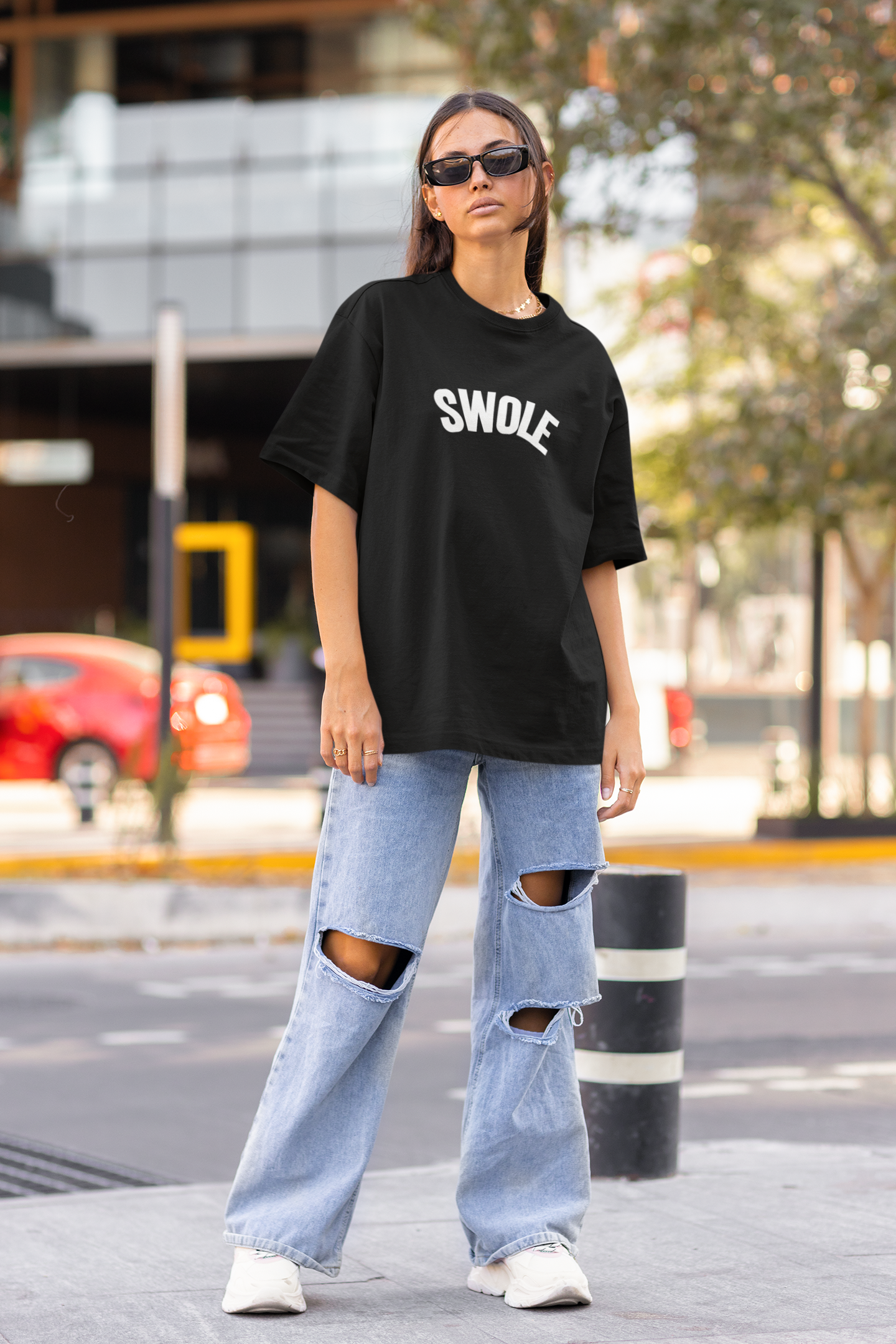 Swole Like A Bull Gym Oversized Unisex T-Shirt