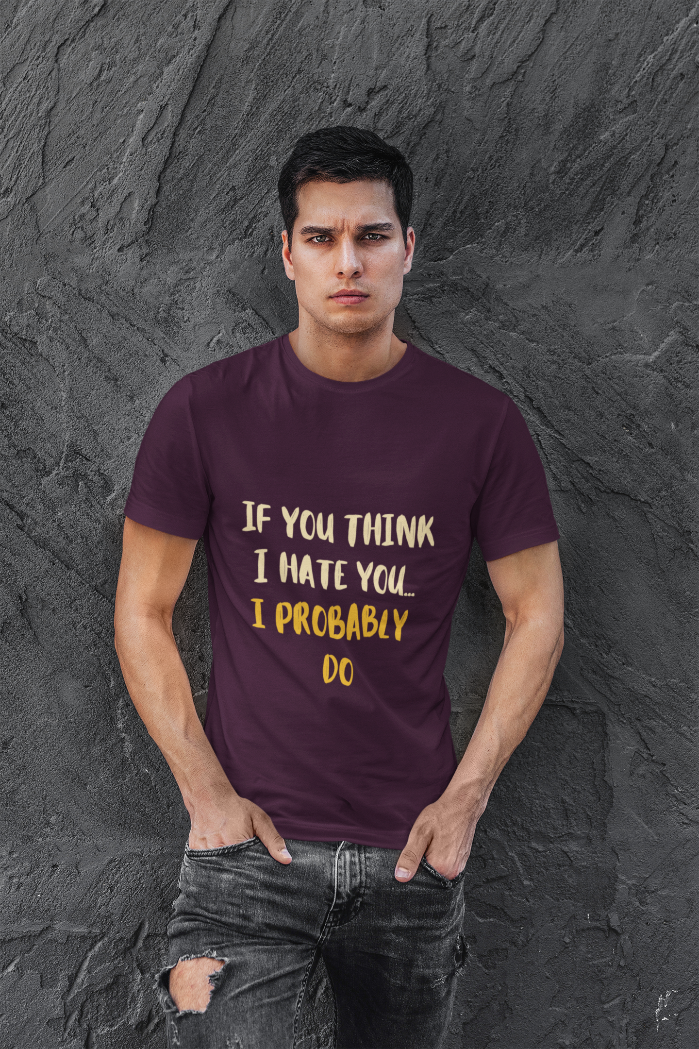 Wine If You Think I Hate You Unisex Regular T-Shirt